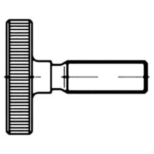 Rýhovaný šroub TOOLCRAFT 112075, N/A, M5, 10 mm, ocel, 50 ks