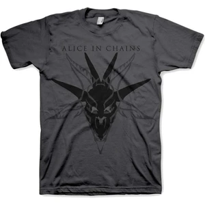 Alice in Chains Black Skull Charcoal Mens T Shirt: L