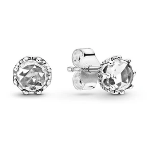 Pandora Třpytivé stříbrné náušnice pecky 298311CZ