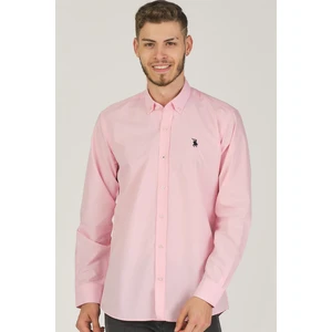 G725 DEWBERRY MEN'S SHIRT-PINK