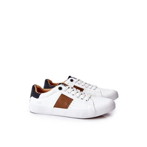 Leather Sneakers Big Star II174037 White-Beige