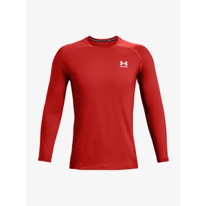 Under Armour UA HG Armour Fitted LS Oranžová S