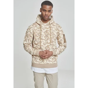 Sweat Camo Bomber Hoody beige camo