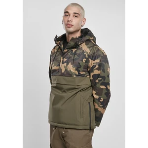 Camo Mix Pull Over Jacket Olive/wood Camo