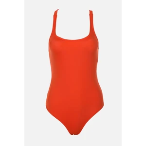 Trendyol Pomegranate Flower U Neck Swimsuit