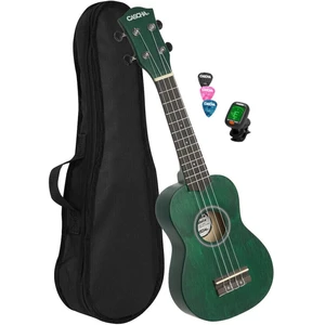 Cascha HH 3972 EN Szoprán ukulele Zöld