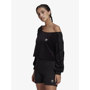 Černá dámská crop mikina adidas Originals - Dámské