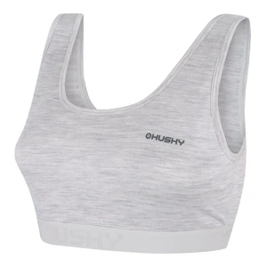 Merino thermal underwear Bra HUSKY Mebra L light grey