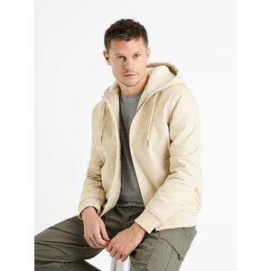 Celio Sherpa Hoodie Jacket Fuhoodie - Men