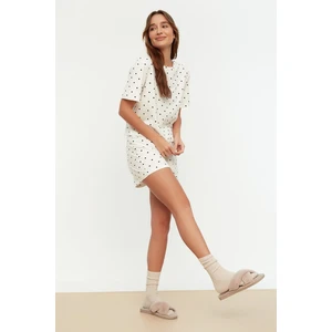 Női pizsama szett Trendyol Polka dot printed