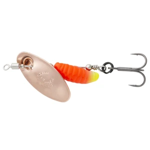 Savage gear třpytka grub spinners copper red yellow - #0 2,2 g