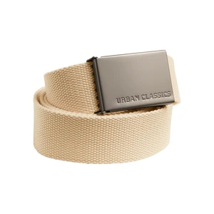 Canvas belts beige