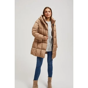 Quilted jacket with hood