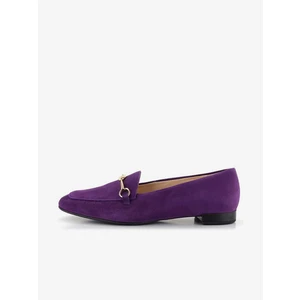 Women's purple suede loafers Högl Close - Women's