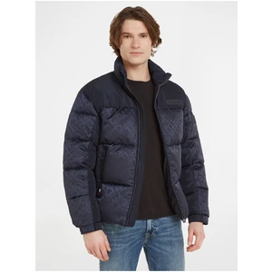 Dark Blue Men's Winter Quilted Jacket Tommy Hilfiger New York Mo - Men's