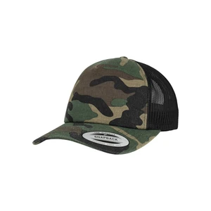 Camo Trucker Čepice woodcamo/blk