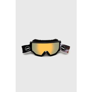 UVEX Athletic CV Ski Black Shiny Mirror Gold/CV Orange Ski Brillen