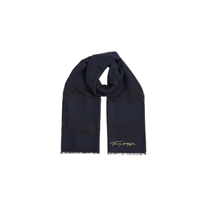 Tommy Hilfiger Scarf - ICONIC SOFT SCARF 100X200 blue