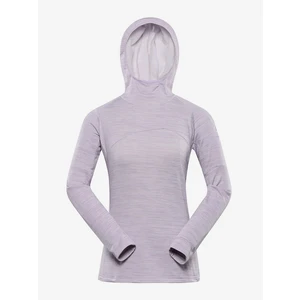 Women's quick-drying sweatshirt ALPINE PRO GORFA pastel lilac