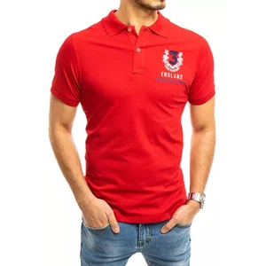 Men's red polo shirt Dstreet PX0357