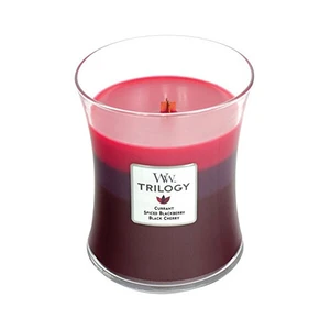 WoodWick Vonná svíčka váza Trilogy Sun-Ripened Berries 275 g