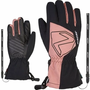 Ziener Laril AS Glove Junior Black/Fading Rose Stru 4