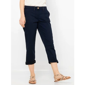 Dark blue 3/4 trousers CAMAIEU - Women