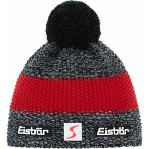 Eisbär Styler Pompon Beanie Skipool Anthracite/Blackmele/Red