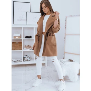 Women's coat LOLA camel Dstreet NY0441