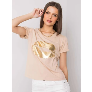 OCH BELLA Beige women's t-shirt