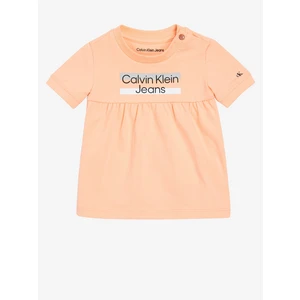 Calvin Klein Jeans Šaty dětské Oranžová