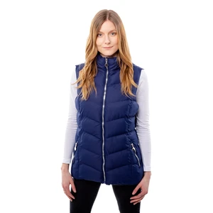 Women's quilted vest GLANO - dark blue