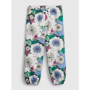 GAP Kids Flowered Sweatpants - Girls