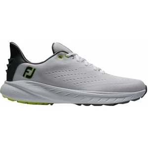 Footjoy Flex XP Mens Golf Shoes Alb/Negru/Lămâie verde 41