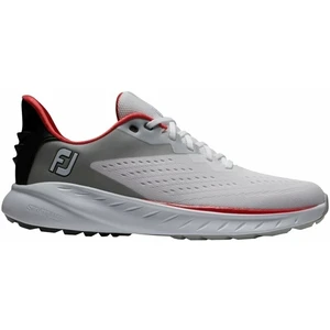 Footjoy Flex XP Mens Golf Shoes Alb/Negru/Roșu 47