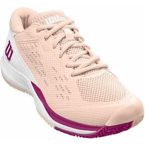 Wilson Rush Pro Ace Womens Tennis Shoe Scallop Shell/White/Baton Rouge 38