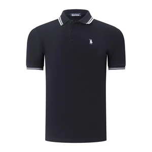 T8594 DEWBERRY MENS T-SHIRT-PLAIN BLACK