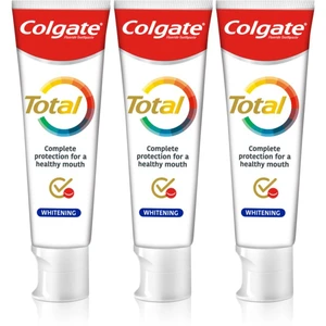 Colgate Total Whitening bělicí zubní pasta 3 x 75 ml