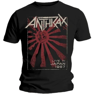 Anthrax T-Shirt Live in Japan Schwarz L