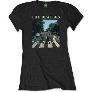 The Beatles T-shirt Abbey Road & Logo Graphisme-Noir M