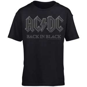 AC/DC Koszulka Back In Black Czarny L