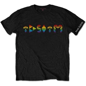 Pink Floyd Ing Dark Side Prism Initials Fekete-Grafika M