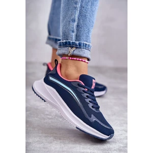 Women's Fashion Sports Shoes Sneakers Navy Blue Ida