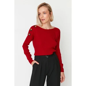 Trendyol Sweater - Red - Regular fit