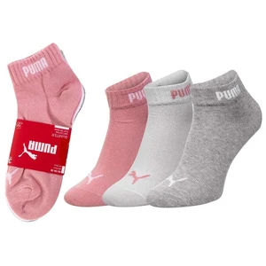 Női zoknik Puma Puma_Socks_887498_11_3Pack_Pink/White/Grey