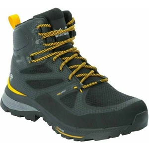 Jack Wolfskin Buty męskie trekkingowe Force Striker Texapore Mid M Black/Burly Yellow 42,5