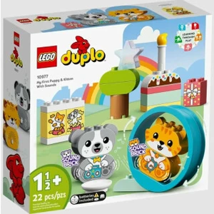 LEGO® DUPLO® 10977 Moje prvé šteniatko a mačiatko vydávajúce zvuky