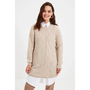 Trendyol Sweater - Brown - Relaxed fit