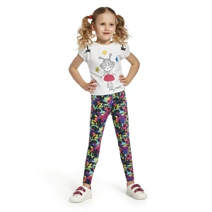 Bas Bleu MIKI girls' leggings breathable in elastic material