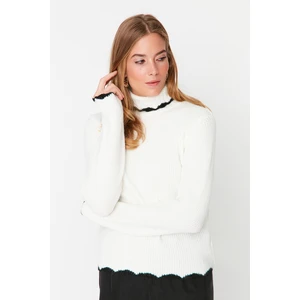 Trendyol Sweater - Ecru - Regular fit